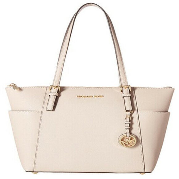 New Michael Kors Jet Set East/West Saffiano Leather Tote $198.00